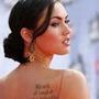 Tatouage Megan Fox